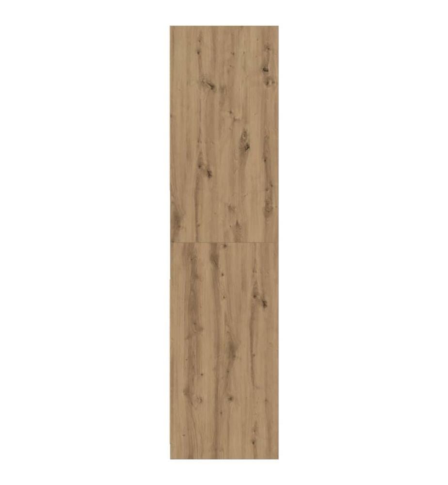 Kleiderschrank Artisan-Eiche 80x50x200 cm Holzwerkstoff