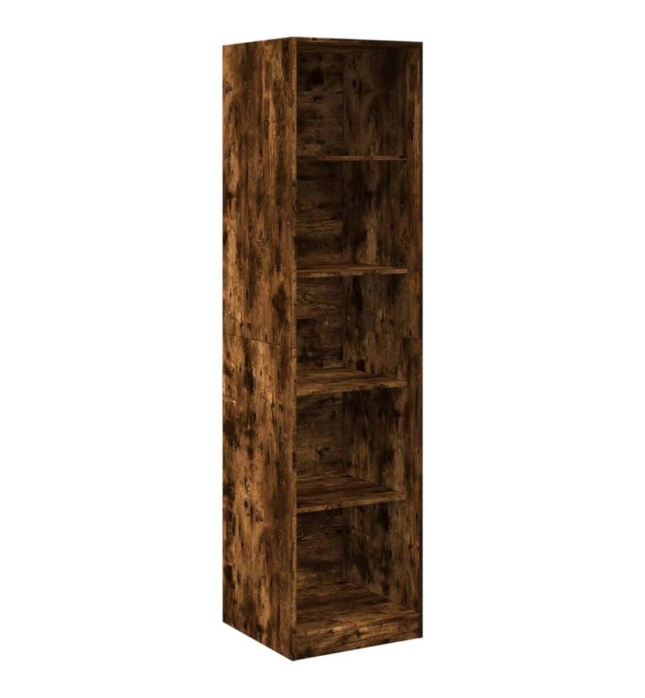 Kleiderschrank Räuchereiche 50x50x200 cm Holzwerkstoff