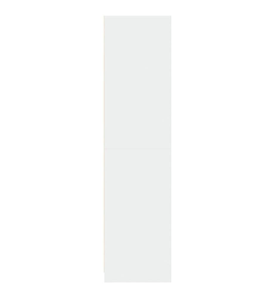 Kleiderschrank Weiss 100x50x200 cm Holzwerkstoff