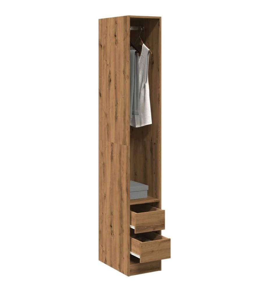 Kleiderschrank Artisan-Eiche 30x50x200 cm Holzwerkstoff
