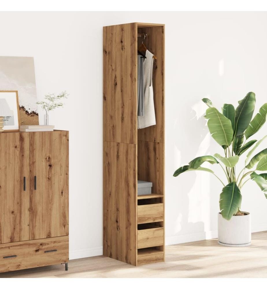 Kleiderschrank Artisan-Eiche 30x50x200 cm Holzwerkstoff