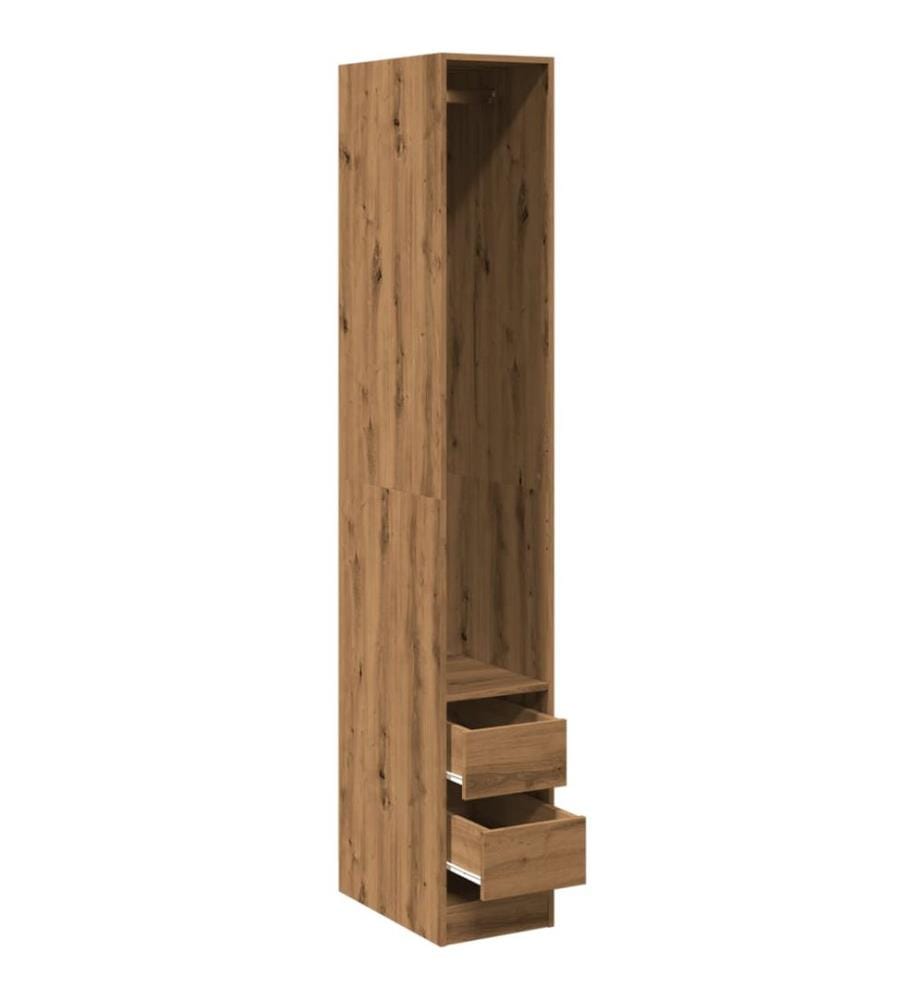 Kleiderschrank Artisan-Eiche 30x50x200 cm Holzwerkstoff