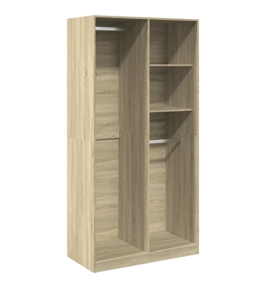Kleiderschrank Sonoma-Eiche 100x50x200 cm Holzwerkstoff