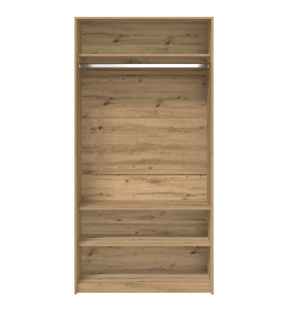 Kleiderschrank Artisan-Eiche 100x50x200 cm Holzwerkstoff