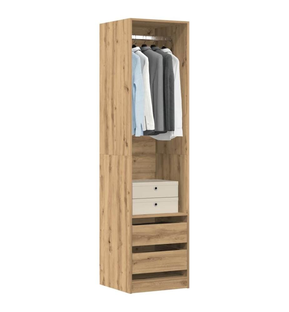 Kleiderschrank Artisan-Eiche 50x50x200 cm Holzwerkstoff