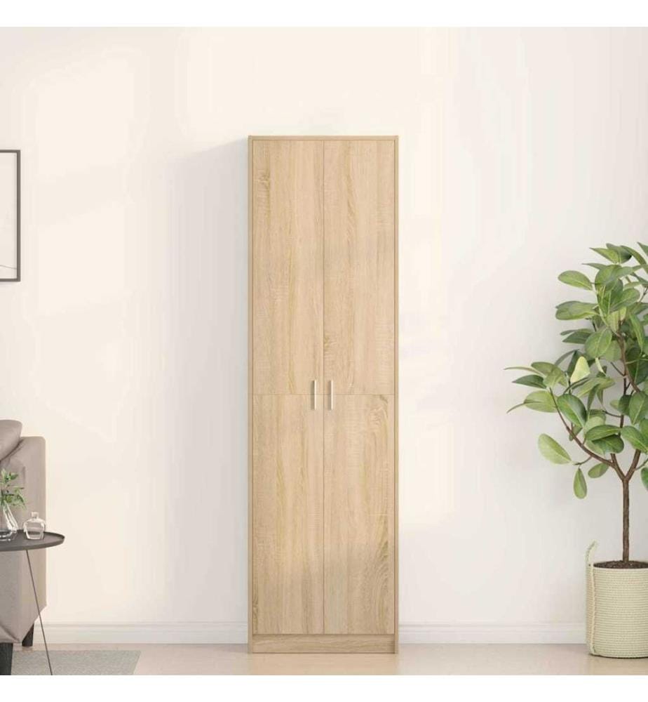 Kleiderschrank Sonoma-Eiche 55 x 25 x 189 cm Holzwerkstoff