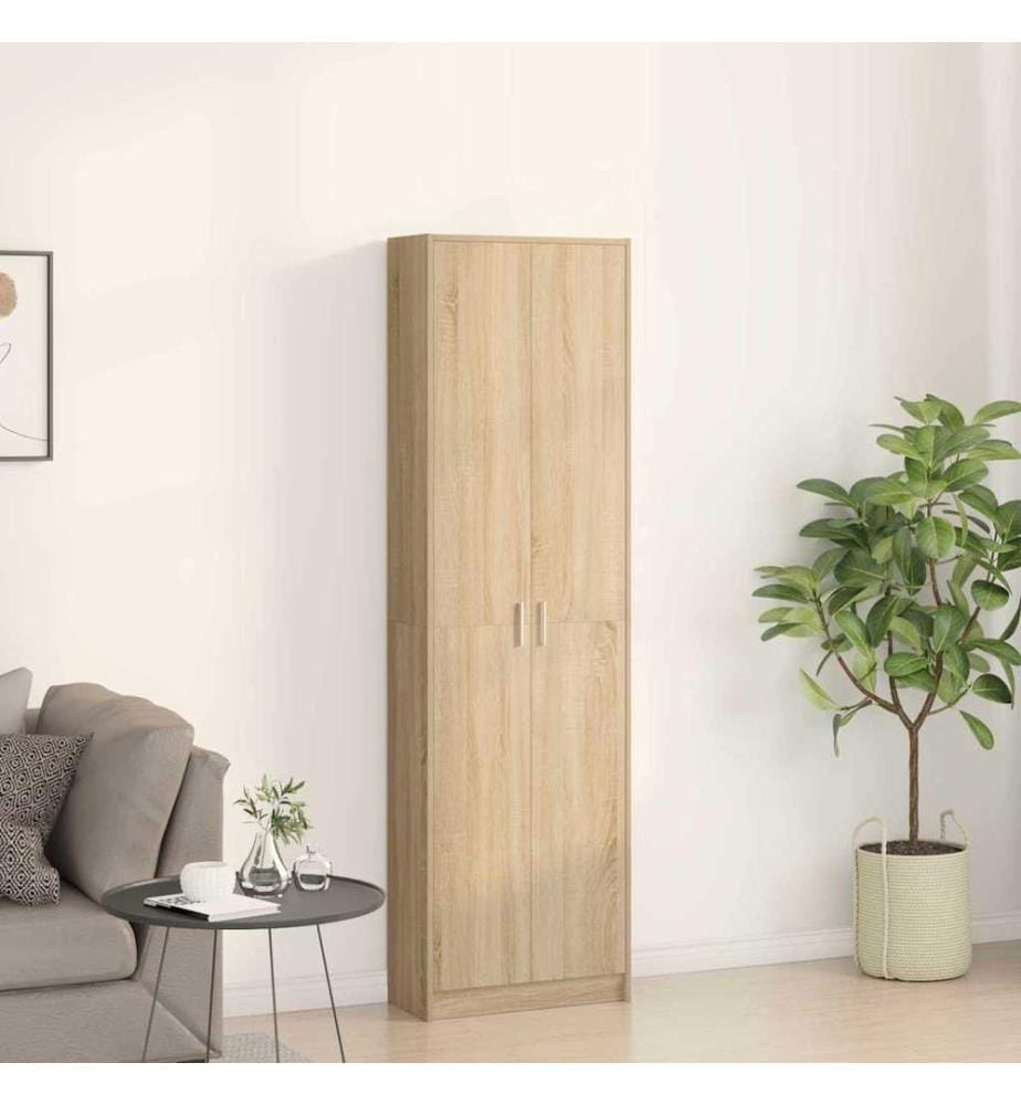 Kleiderschrank Sonoma-Eiche 55 x 25 x 189 cm Holzwerkstoff