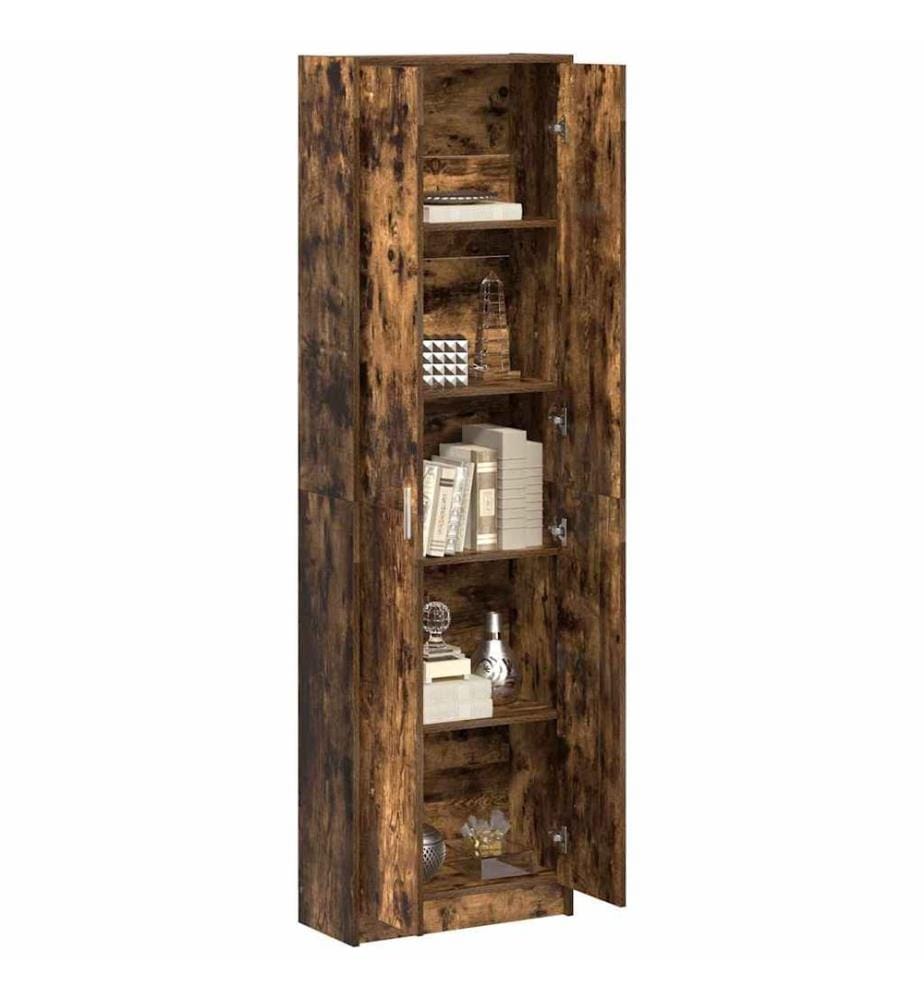 Kleiderschrank Geräucherte Eiche 55 x 25 x 189 cm Holzwerkstoff