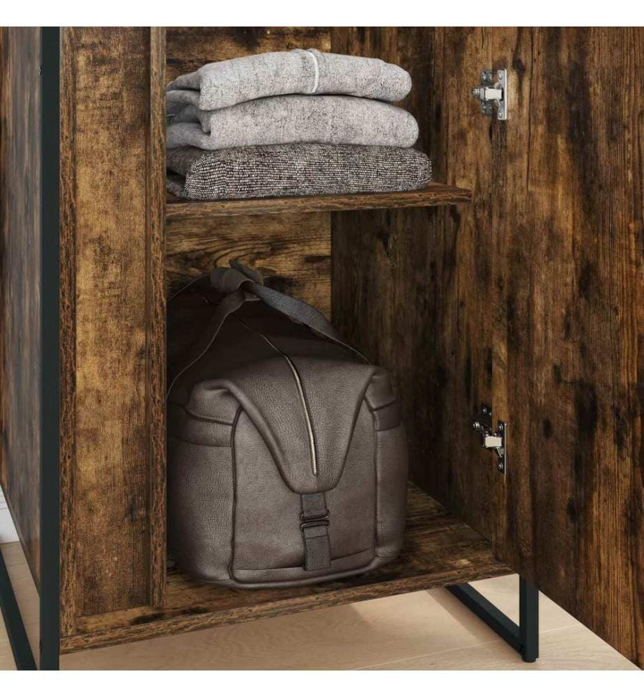 Warderobe 2 pcs Raucharbe 50 x 50 x 200 cm Holzwerkstoff