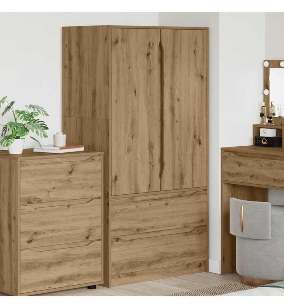 Kleiderschrank Artisan-Eiche 79,5 x 49 x 156 cm Holzwerkstoff