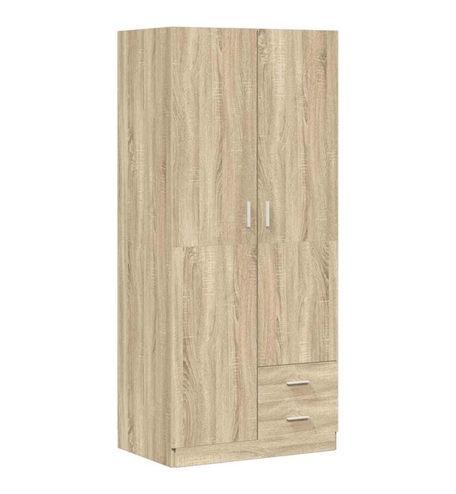 Kleiderschrank Sonoma-Eiche 80x52x180 cm Holzwerkstoff