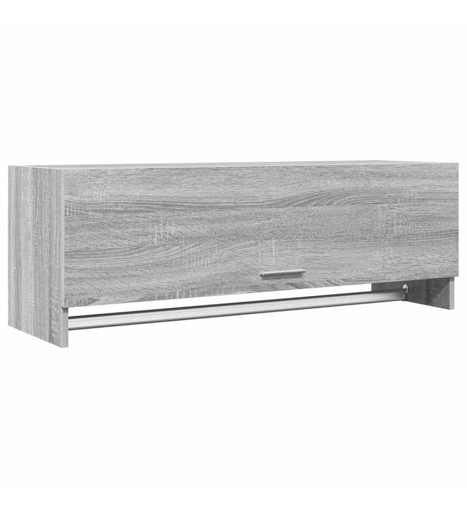 Kleiderschrank Grau Sonoma 100x32,5x35 cm Holzwerkstoff