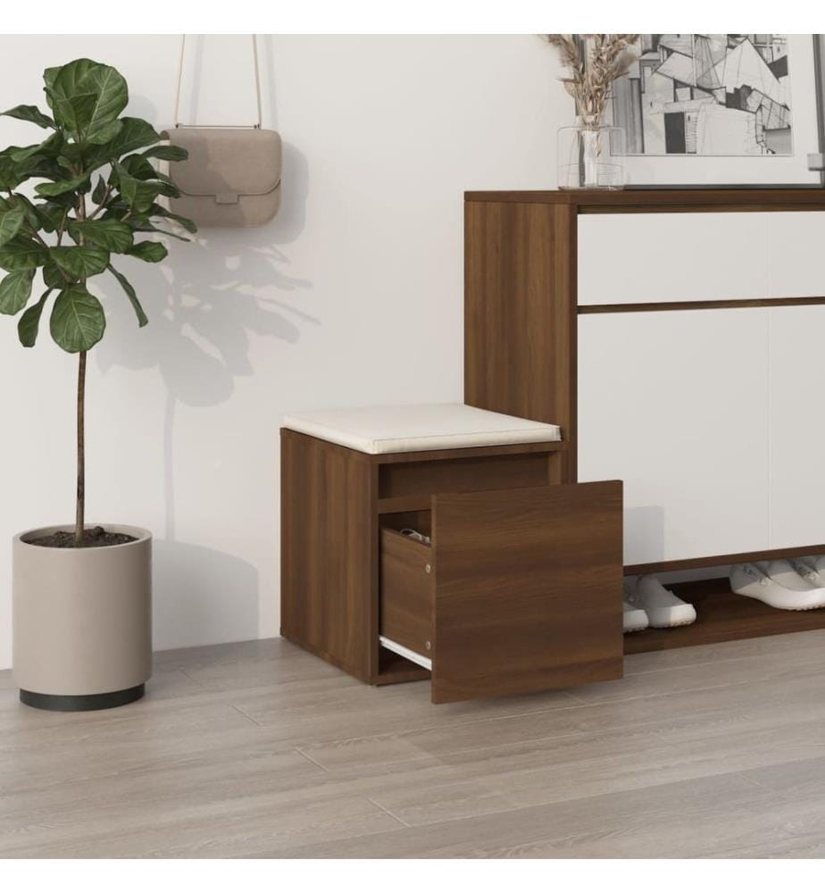 Schubladenbox Braun Eichen-Optik 40,5x40x40 cm Holzwerkstoff