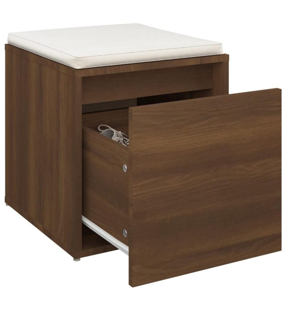 Schubladenbox Braun Eichen-Optik 40,5x40x40 cm Holzwerkstoff