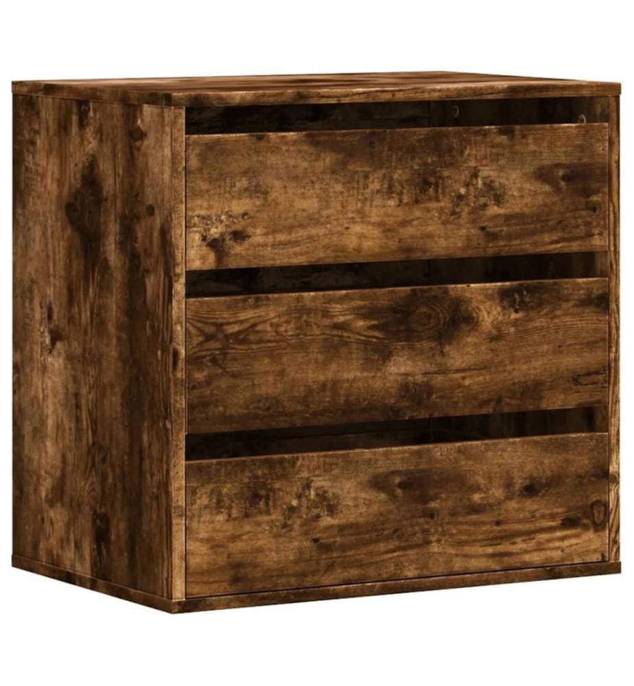 Kommode Räuchereiche 60x41x58 cm Holzwerkstoff