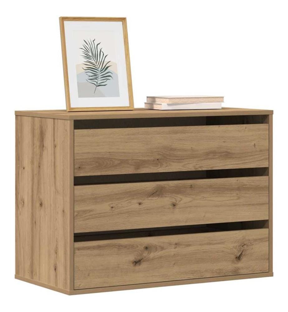 Kommode Artisan-Eiche 80x41x58 cm Holzwerkstoff