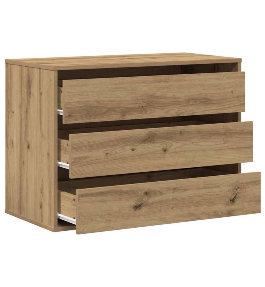 Kommode Artisan-Eiche 80x41x58 cm Holzwerkstoff
