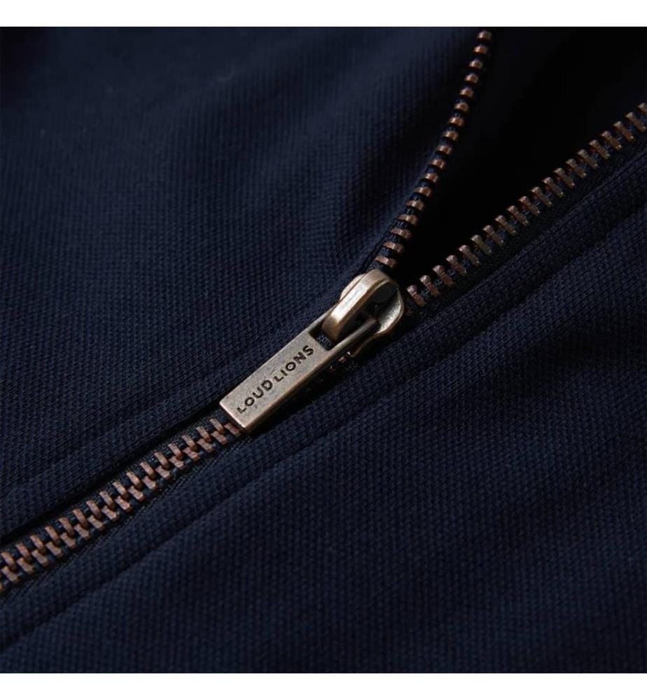 Kinder-Sweatshirt mit Reissverschluss Marineblau 104