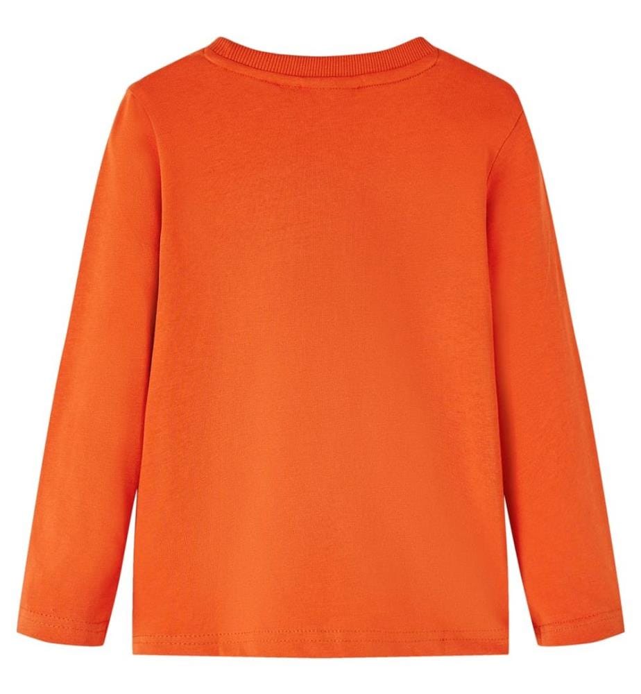 Kinder-Langarmshirt Orange 140