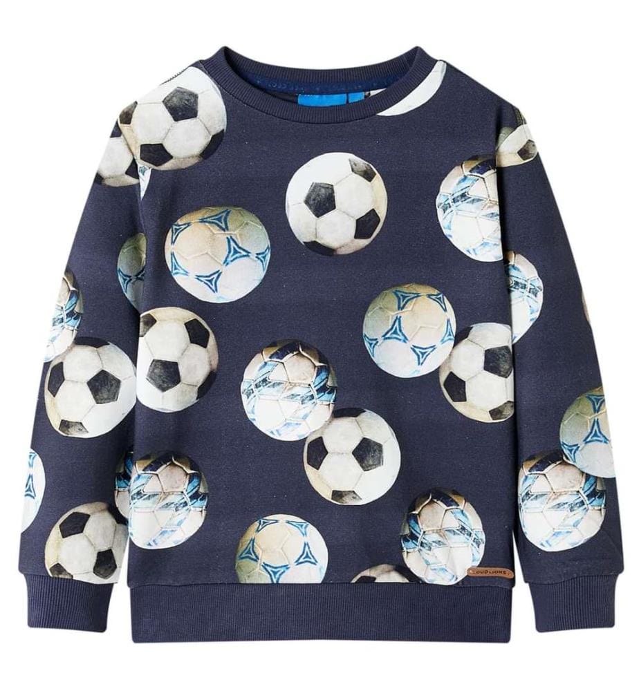 Kinder-Sweatshirt Marineblau 128