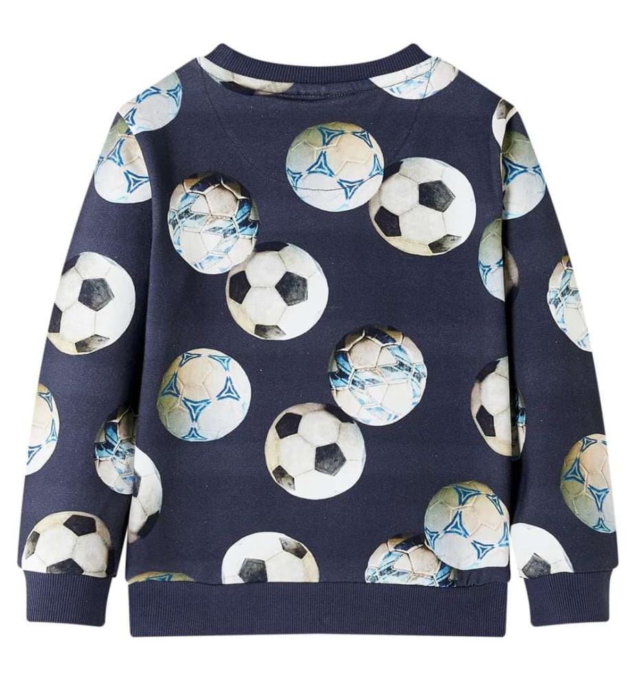 Kinder-Sweatshirt Marineblau 128