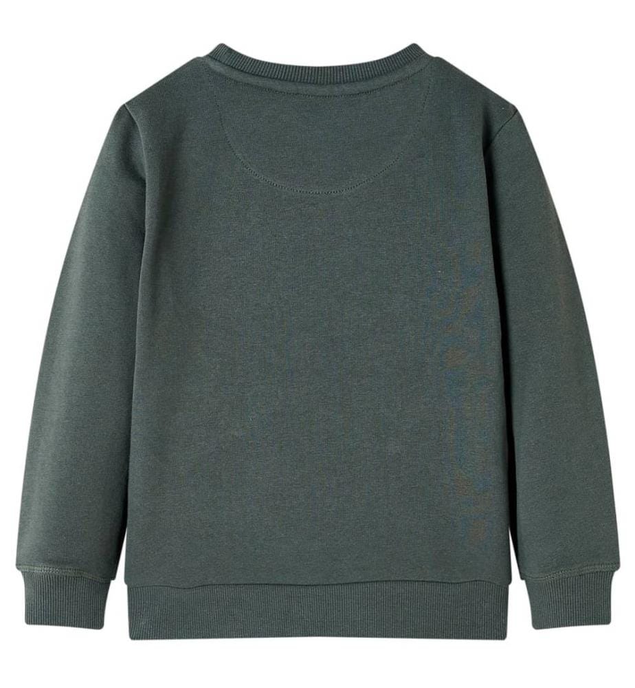 Kinder-Sweatshirt Dunkles Khaki 128