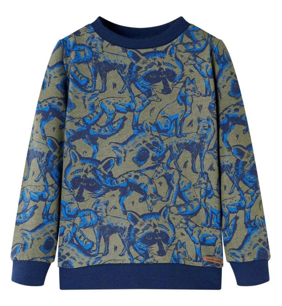 Kinder-Sweatshirt Khaki 128