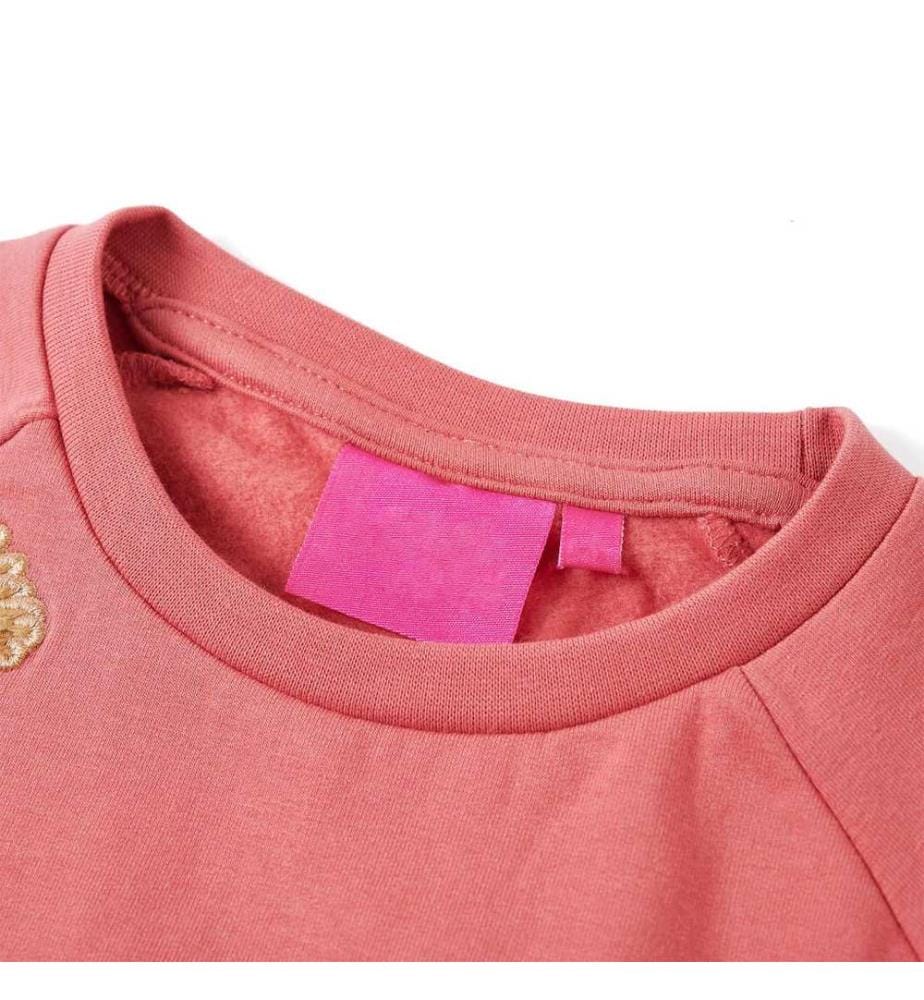 Kinder-Sweatshirt Altrosa 116