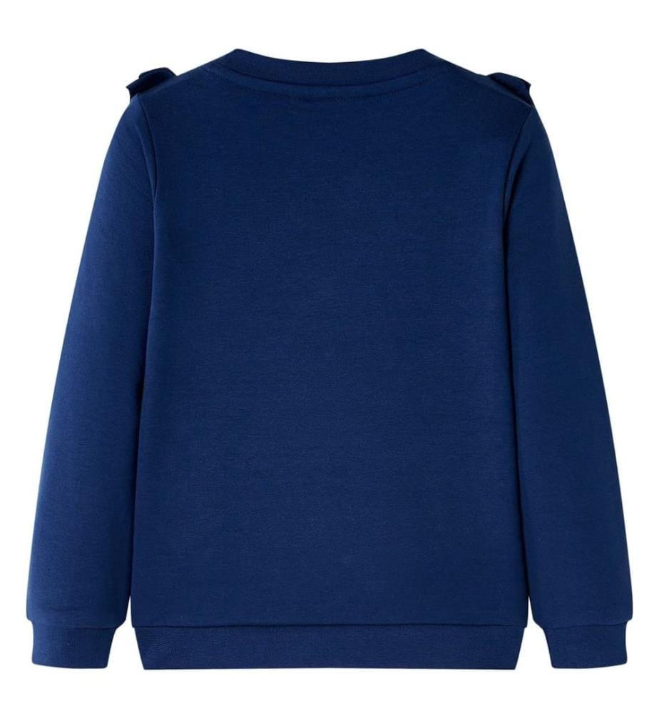 Kinder-Sweatshirt Marineblau 116