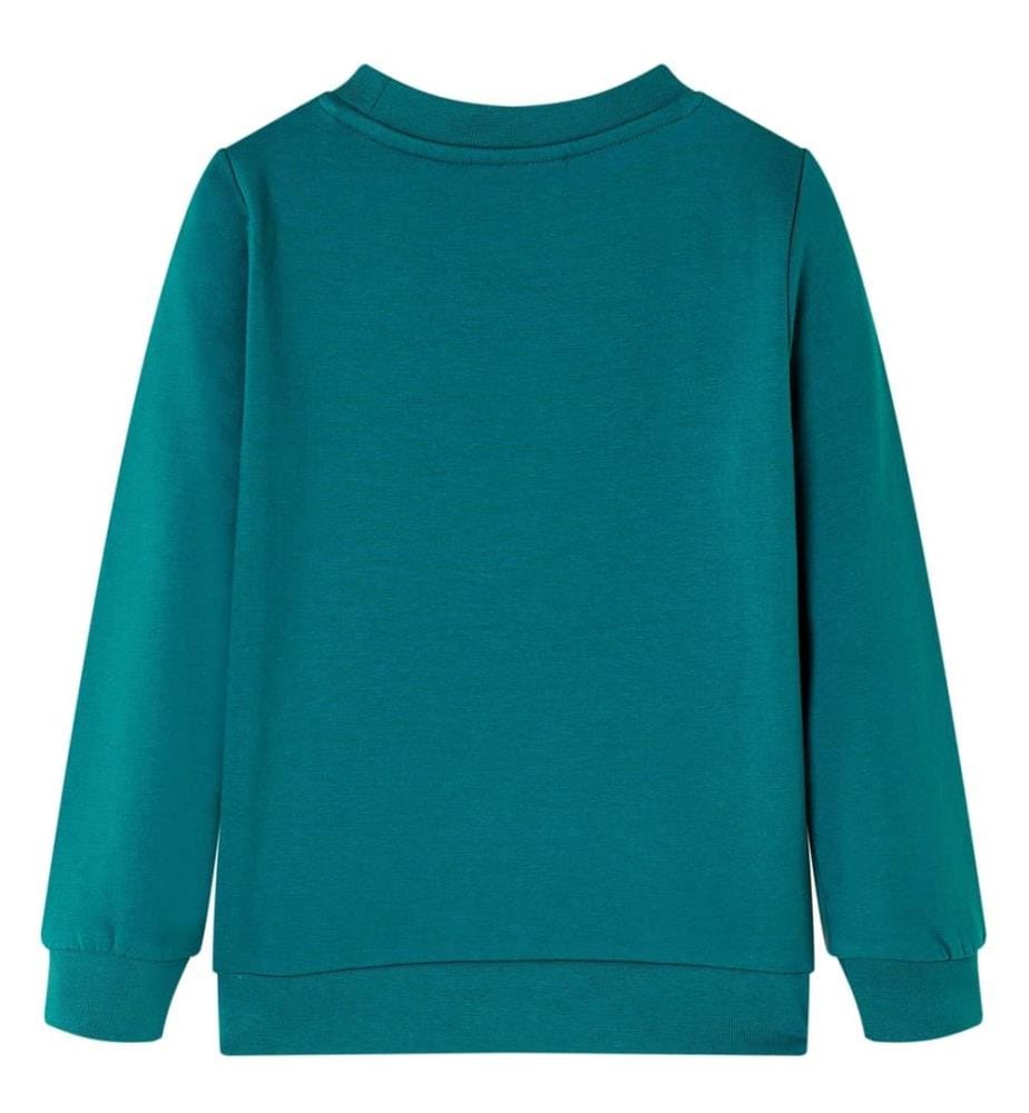 Kinder-Sweatshirt Dunkelgrün 140