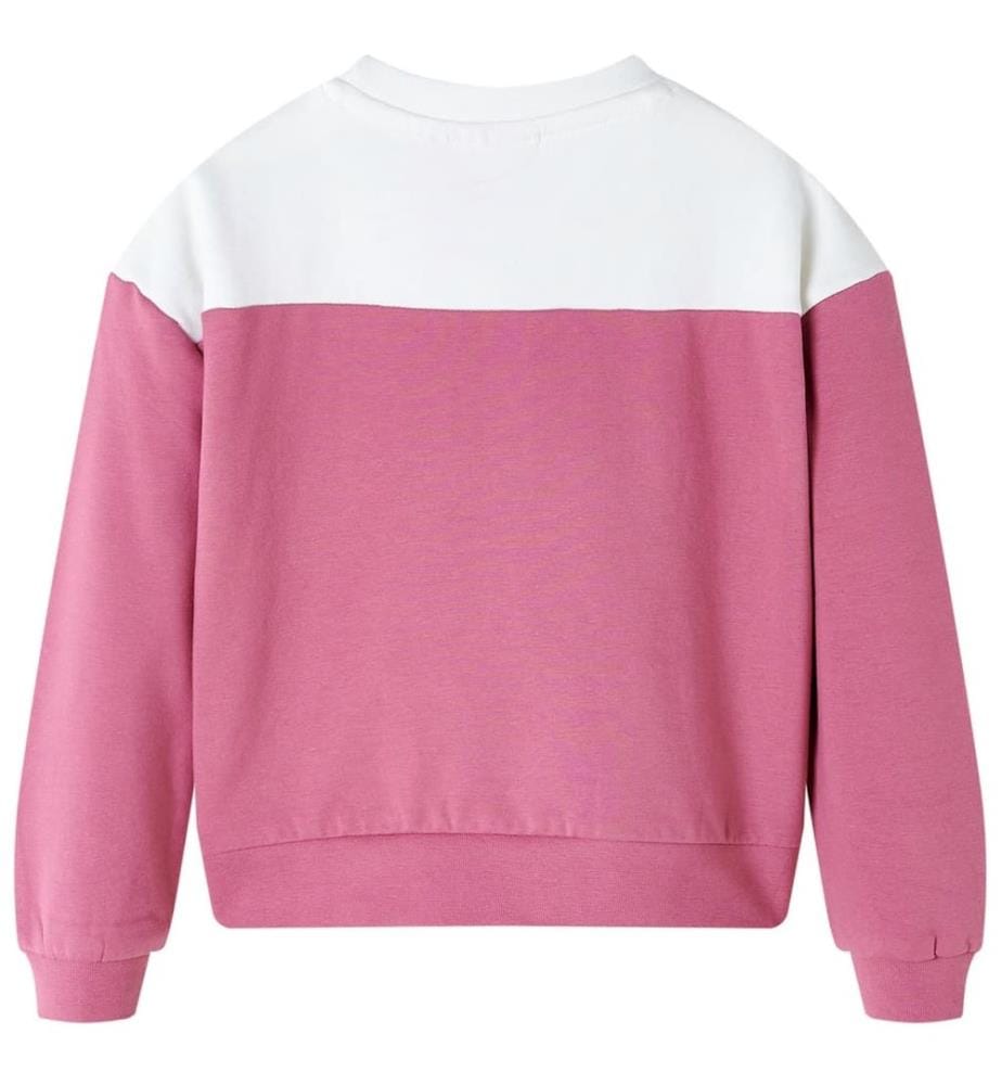 Kinder-Sweatshirt Himbeerrosa 128