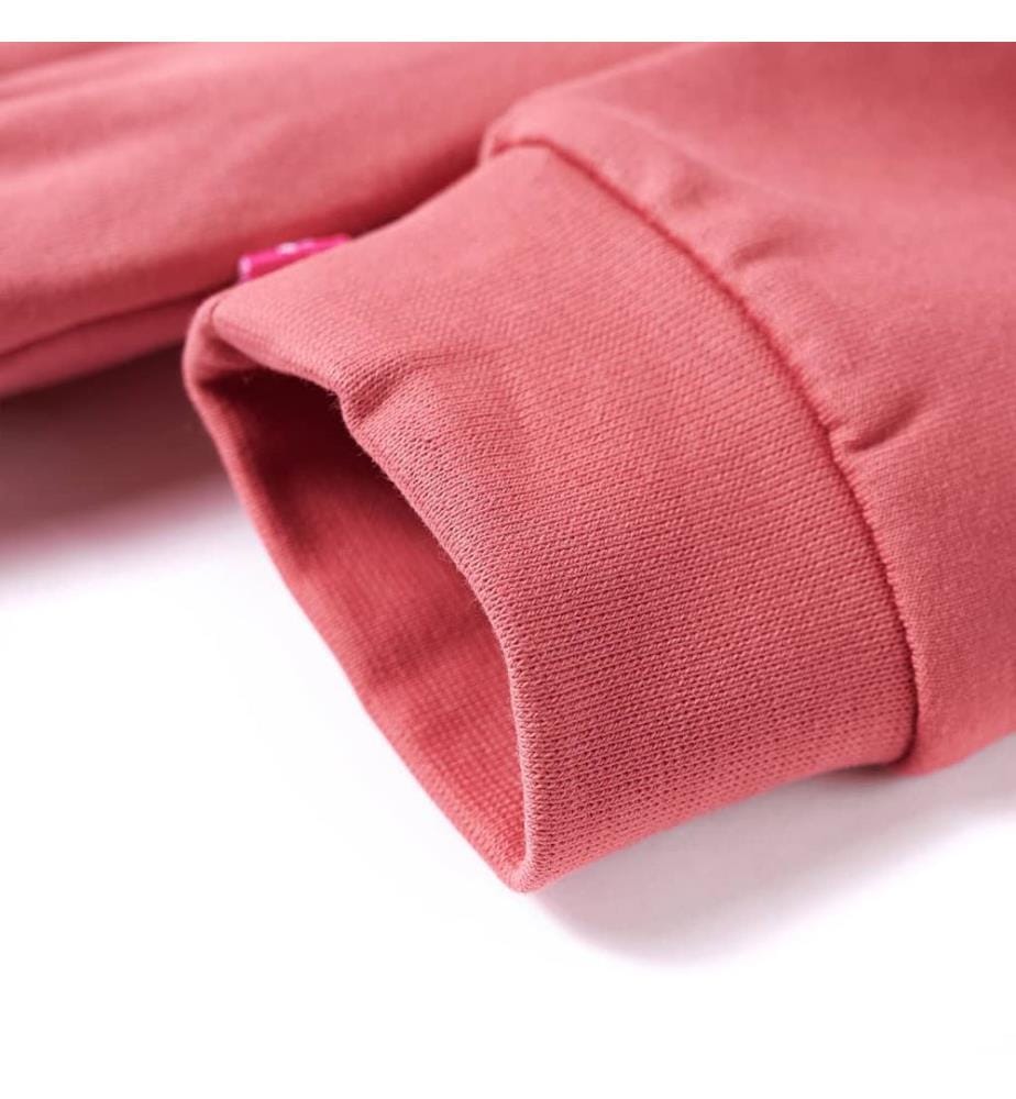 Kinder-Kapuzenpullover Altrosa 128