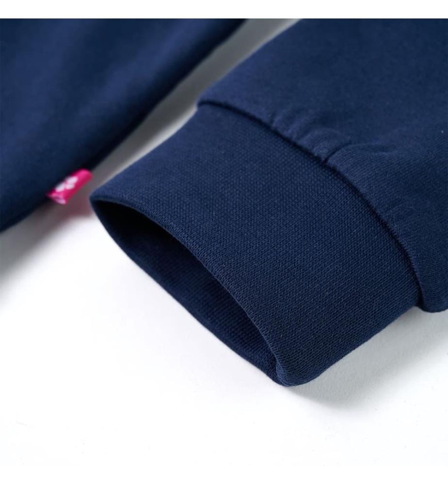 Kinder-Sweatshirt Marineblau 128