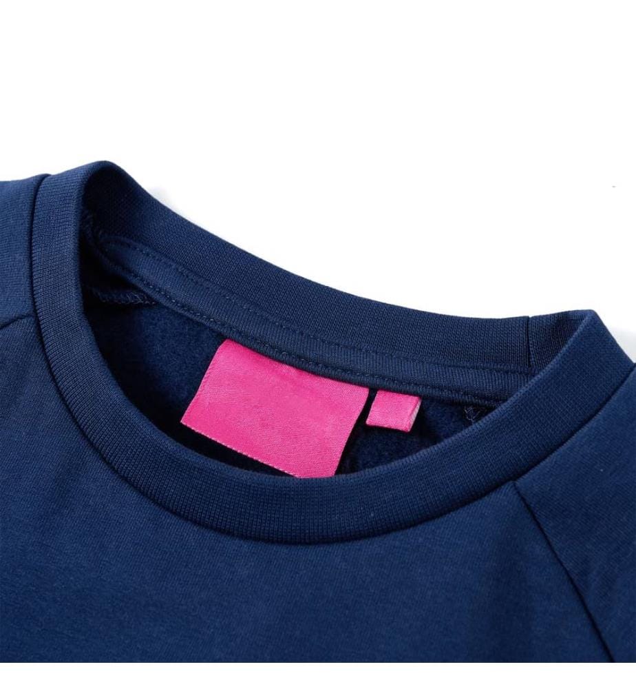 Kinder-Sweatshirt Marineblau 140