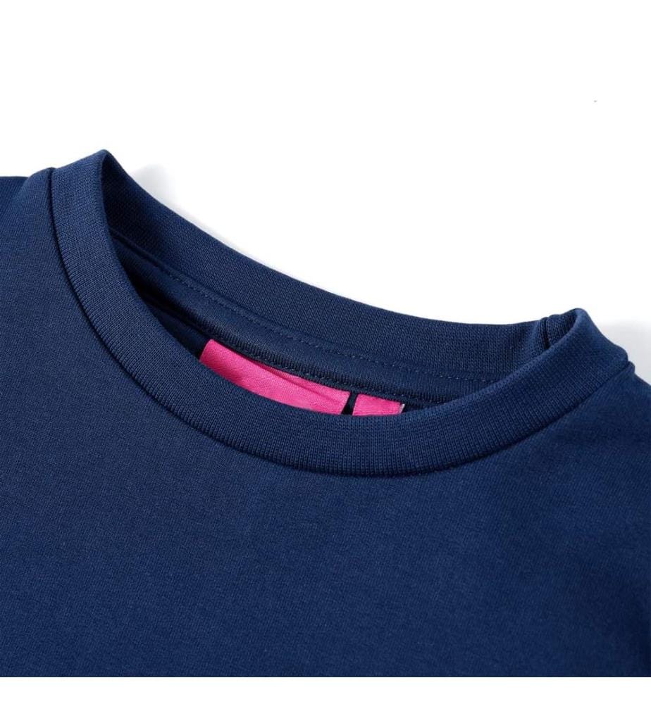 Kinder-Sweatshirt Marineblau 128