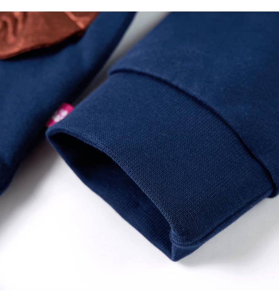 Kinder-Sweatshirt Marineblau 128