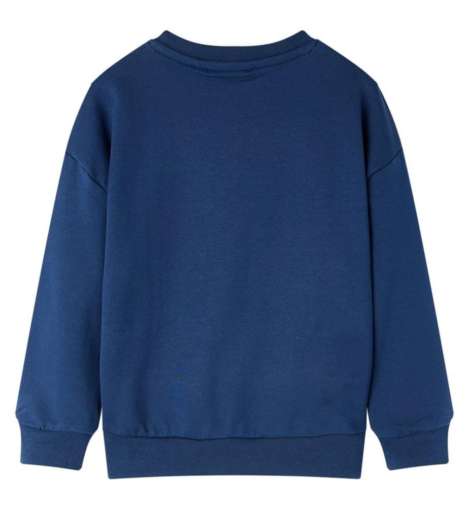 Kinder-Sweatshirt Marineblau 116