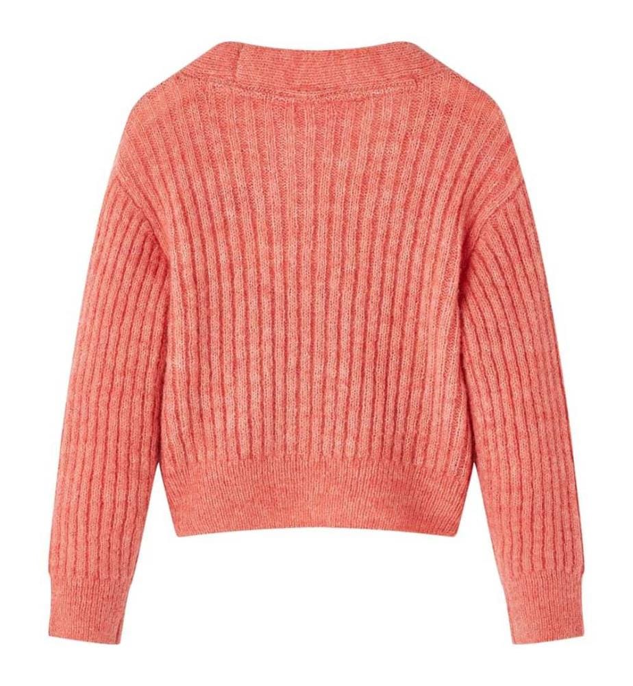 Kinder-Strickjacke Mittelrosa 140