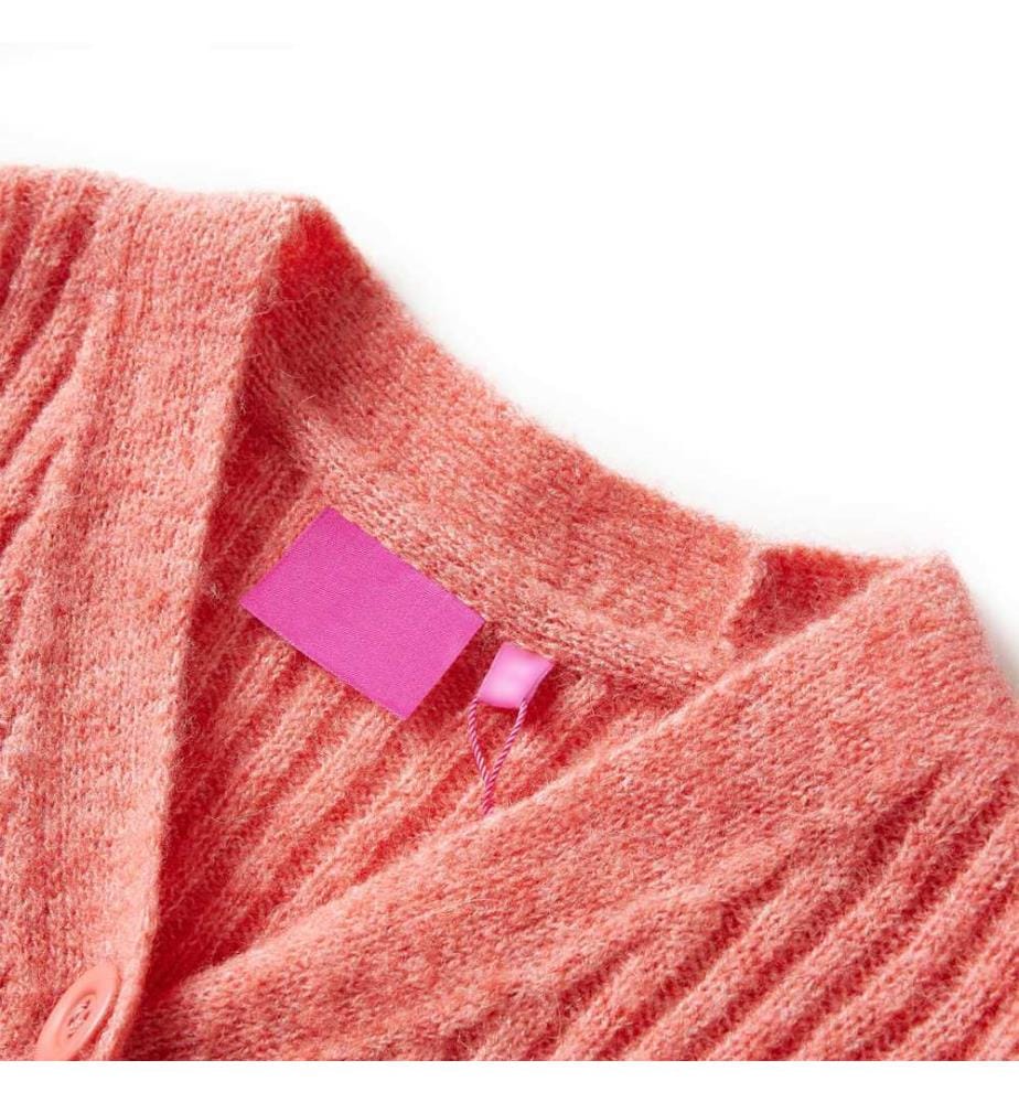 Kinder-Strickjacke Mittelrosa 140