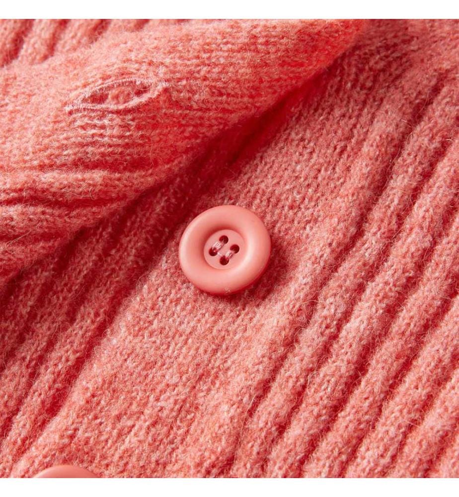 Kinder-Strickjacke Mittelrosa 140