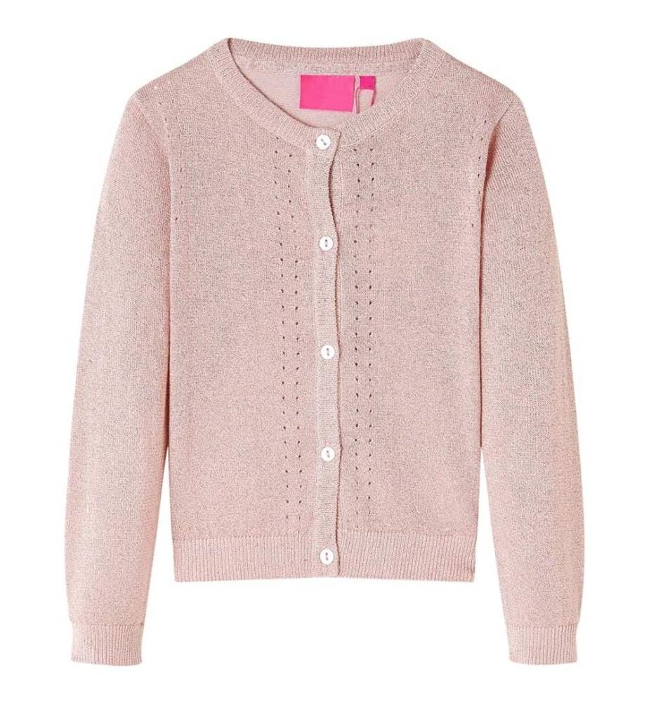 Kinder-Strickjacke Zartrosa 104
