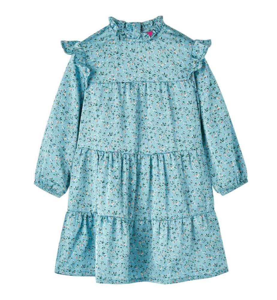 Kinderkleid mit Langen Ärmeln Blau 92