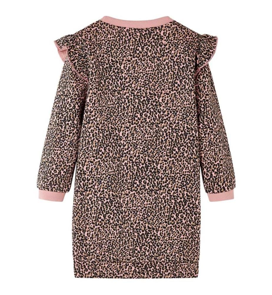 Kinder-Pulloverkleid Mittelrosa 92