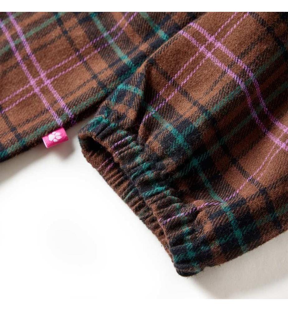 Kinderkleid mit Langen Ärmeln Cognac 140