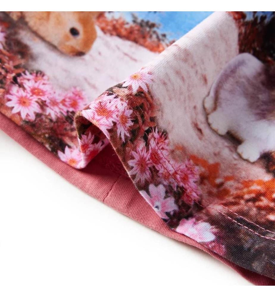 Kinderkleid mit Langen Ärmeln Altrosa 140