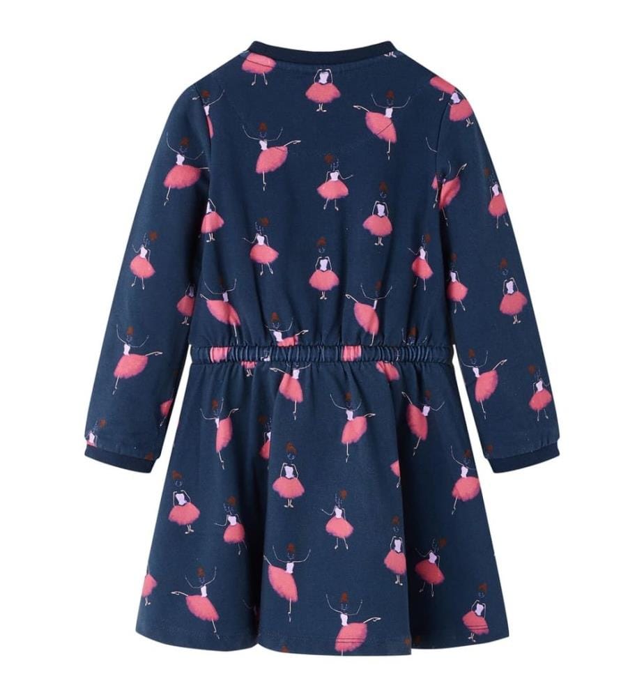 Kinderkleid Marineblau 104