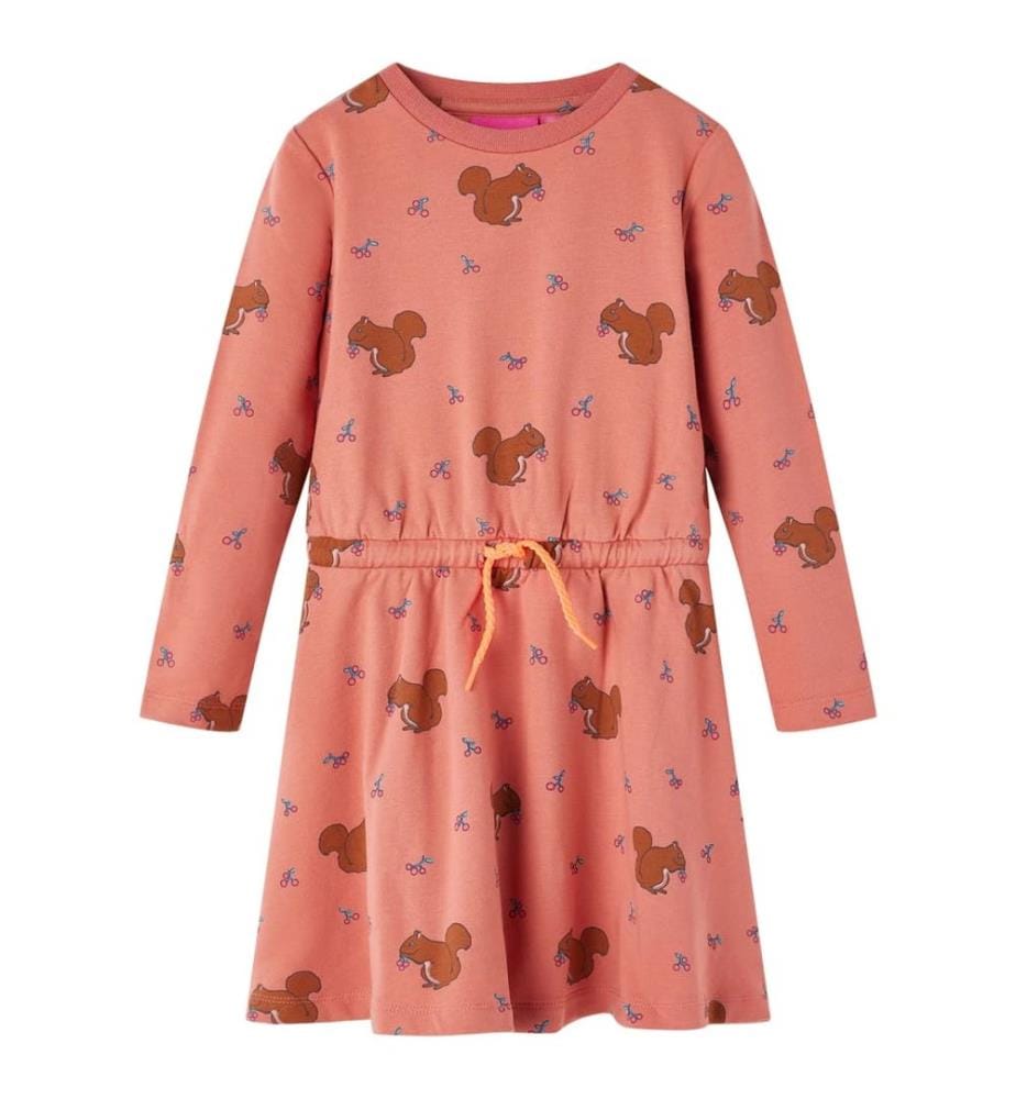 Kinderkleid Altrosa 140