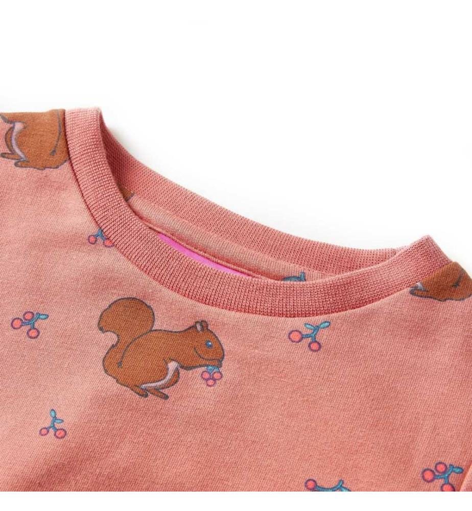 Kinderkleid Altrosa 140