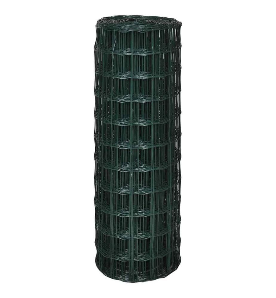 Clôture euro Acier 10 x 0,8 m Vert
