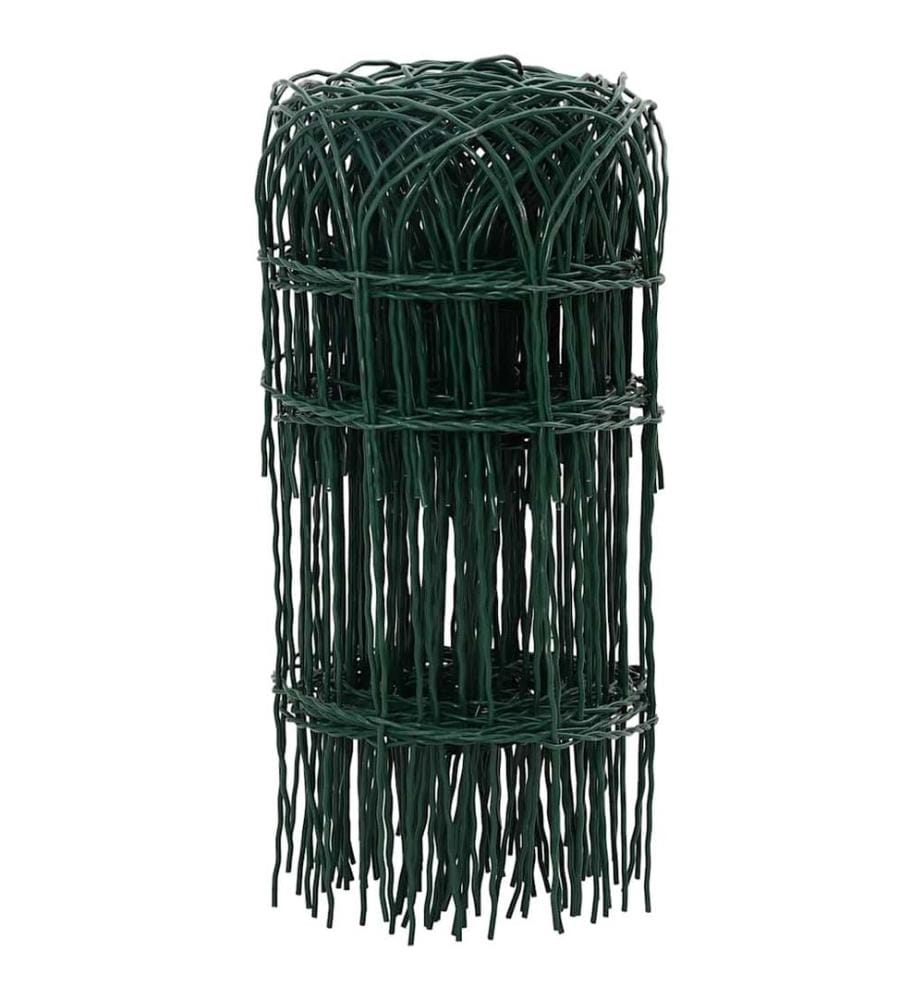 Beetzaun Pulverbeschichtetes Eisen 10x0,4 m